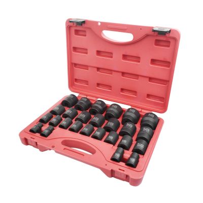 KTI38101 image(0) - K Tool International Socket Set Impact Metric Short 1/2 in. Dr 26 Pieces