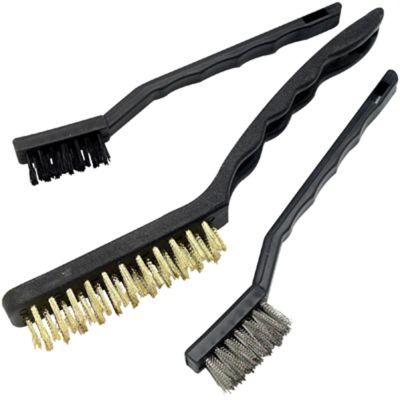 WLM1121 image(0) - Wilmar Corp. / Performance Tool 3 pc Wire Brush Set