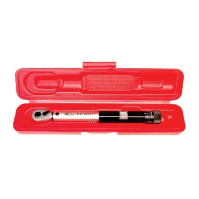 KTI72117 image(0) - K Tool International Torque Wrench 1/4 in. Dr. 30-150 in./lbs.