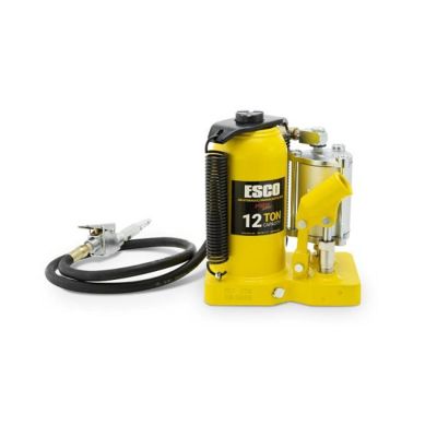 ESC10380 image(0) - ESCO 12 Ton HD Pro Series Air Hydraulic Bottle Jack