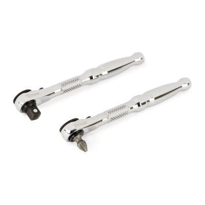 TIT11335 image(0) - Titan 2 pc. 1/4 in. Drive Micro Ratchet and Ratcheting Bit Driver Set