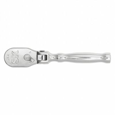 SKT80280 image(0) - S K Hand Tools 1/4" Dr LP90 Ratchet Flex Head 5" Handle