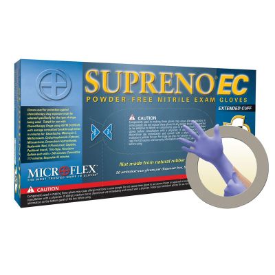 MFXSEC375S image(0) - Microflex SUPRENO EXT CUFF PF NITRILE GLOVES SMALL