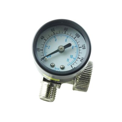 KTI89193 image(0) - K Tool International Air Regulator with Gauge 1/4 Inch