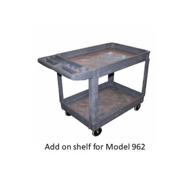 INT964 image(0) - American Forge & Foundry AFF - Shop Cart Shelf Add On Tray - 36" x 24" - Polypropylene - For AFF Model 962 Cart