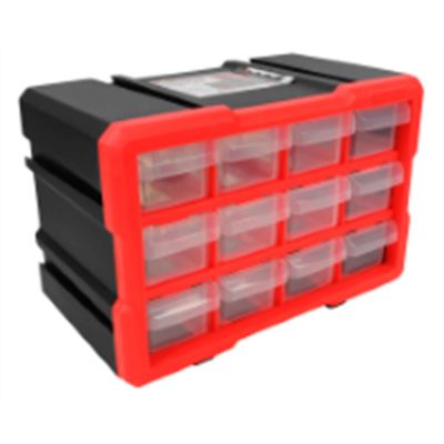 WLMW5912 image(0) - Wilmar Corp. / Performance Tool 12-Drawer Interlocking Storage