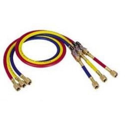 MSC90264-72 image(0) - Mastercool 72" YELLOW CHARGING HOSE W/MANUAL SHUT-OFF