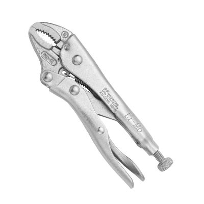 KTI58705 image(0) - K Tool International Pliers Locking Curved-Jaw 5 in.