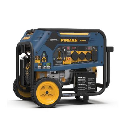 FRGT08072 image(0) - Firman Generator, 8000W/10,000W, Tri Fuel, Electric Start, 120V/240V, w/ Wheel Kit, CO