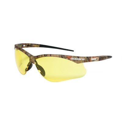 SRW50013 image(0) - Jackson Safety Jackson Safety - Safety Glasses - SG Series - Amber Lens - Camo Frame - STA-CLEAR Anti-Fog - Low Light