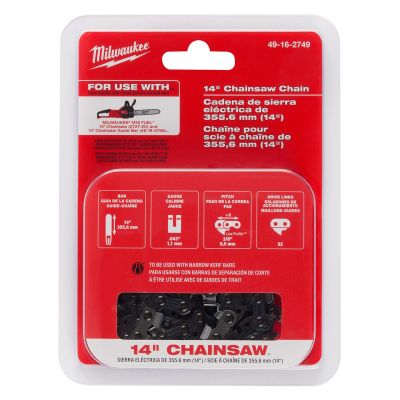 MLW49-16-2749 image(0) - Milwaukee Tool 14" Chainsaw Chain