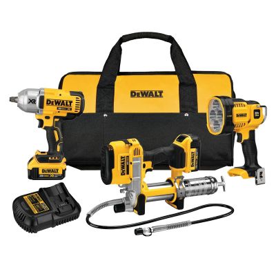 DWTDCK397HM2 image(0) - DeWalt 20V Li-Ion 3-Tool Combo Kit (DCGG571/D