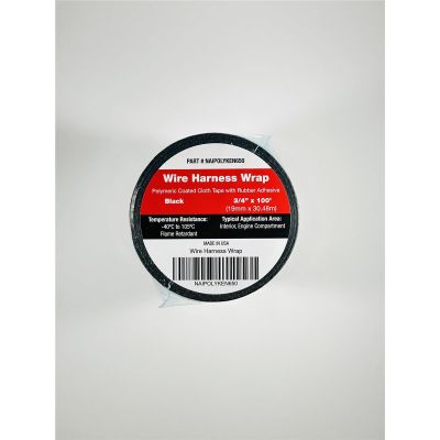 NAIPOLYKEN650 image(0) - Nairn Polyken 650 Harness Tape 3/4"x100' Black 1 sleeve of 6 rolls