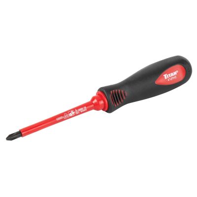 TIT73262 image(0) - Titan Insulated Screwdriver Phillips #2 x 4 in.