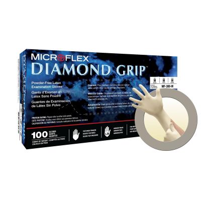 MFXMF300XL-CASE image(0) - Microflex DIAMOND GRIP MF-300 LATEX GLOVES XL