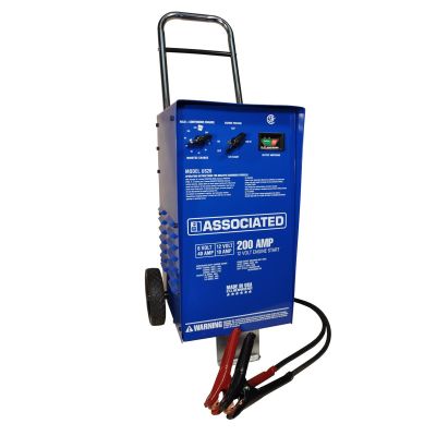 ASOUS20 image(0) - Associated US20 6V/12V 40A/10A Wheel Battery Charger with 200A Engine Start and 90 MInute Timer