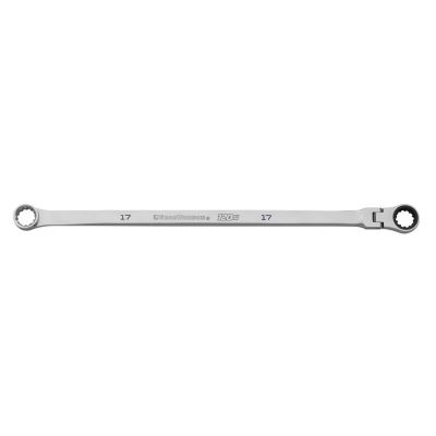 KDT86117 image(0) - GearWrench 17mm 120XP Universal Spline XL GearBox Flex Head Ratcheting Wrench