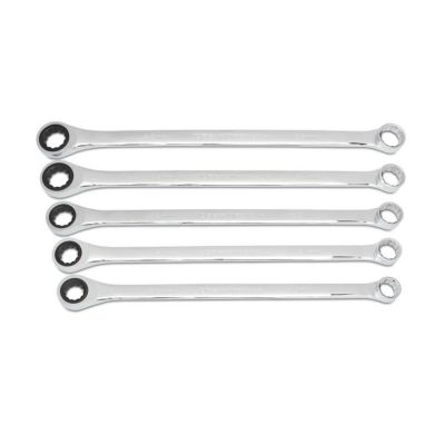 KDT85987 image(0) - GearWrench 5 Piece 72-Tooth 12 Point XL GearBox Double Box Ratcheting Metric Wrench Add-On Set