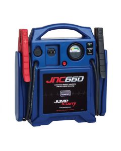 SOLJNC660 image(0) - Clore Automotive JNC660 Jump-N-Carry 1700A  12 Volt Jump Starter with Power Supply and Auto Charge Technology - Blue