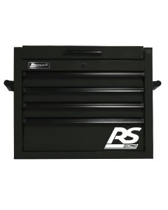 Homak Manufacturing 27 in. RS PRO 4 Drawer Top Chest w/ Outlet - Black