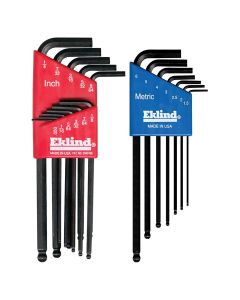 EKL13218 image(0) - Eklind Tool Company HEX KEY SET 18 PC BALL END 13211/13607 COMBO