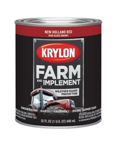 DUP2035 image(0) - Krylon FARM  PAINTS; NEW HOLLAND RED; 32 OZ. QUART;