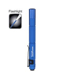 Bayco Mini-TAC Flashlight - Blue - 2 AAA Batteries