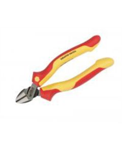 Wiha Tools Insul. Industrial Diagonal Cutters 6.3" OAL. Industrial brushed finish. Two component ergo cushion grips. New Dynamic Joint Provides 40% Easier Cuts and Significantly Longer Tool Life