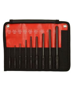 MAY62252 image(0) - Mayhew Pilot Punch and Chisel Set - 9 Piece Set