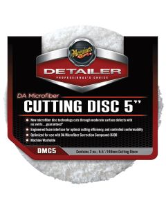 MEGDMC5 image(0) - Meguiar's Automotive 5" DA Microfiber Cutting Disc, (Pack