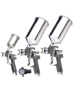 TIT19220 image(0) - TITAN Spray Gun Kit 4 Pc. Hvlp Gravity Feed