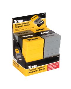 TITAN COATED CERAMIC MAGNETIC BLOCKS 48 PC