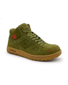 FSIAW6353-11M image(0) - Airwalk AIRWALK - MONGO MID Series - Men's Mid Top Shoe - CT|EH|SR - Olive/Gum - Size: 11M