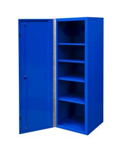 EXTDX192100SLBLBK image(0) - Extreme Tools DX 19 x 21 Locker w/4 Shelves, Blue w/Black Handle