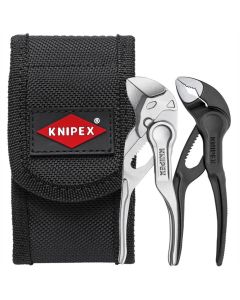 KNP002072V04XS image(0) - KNIPEX 2PC Mini Pliers Set in a Belt Pouch