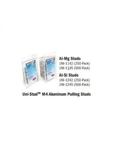 H&S AutoShot M4 Aluminum Pulling Studs Al-Si 250-Pack