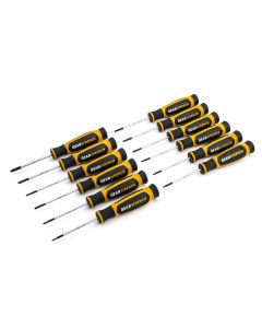 KDT80057H image(0) - GearWrench 12 Piece Phillips/Slotted/Torx Mini Dual Material Screwdriver Set