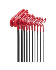 EKL53610 image(0) - Eklind Tool Company HEX KEY SET 10 PC T-HANDLE 6IN. SAE 3/32-3/8IN.CSH