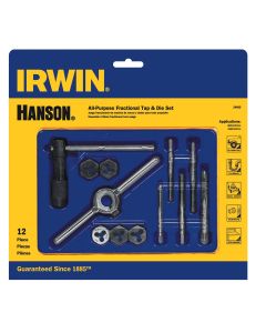 HAN24605 image(0) - Hanson 12 Pc. Taps & Dies Carded Set