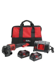 CPT8345K-4AH image(0) - Chicago Pneumatic 4.5" 4.0Ah Cordless Angle Grinder Pack