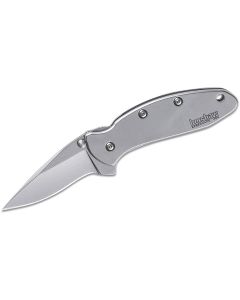 KER1600 image(0) - Kershaw Chive Assisted Open Liner Lock Drop Point Blade EDC Folding Pocket Knife - Silver