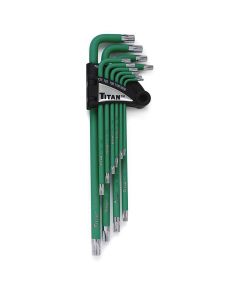 TIT12715 image(1) - TITAN 13 Pc. Xtra Long Arm Torx Key Set-Tamper Proof