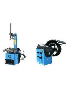 ATETCWB-COMBO1-FPD image(0) - Atlas Automotive Equipment Atlas Equipment TC229 Rim Clamp Tire Changer + WB11 Wheel Balancer Combo Package