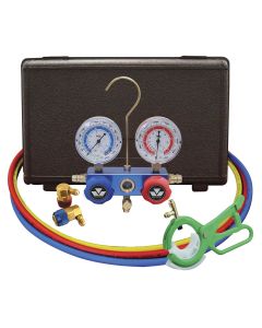 MSC89660-PRO5 image(0) - Mastercool 134a aluminum manifold gauge set /free 85530