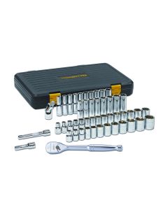 KDT80700P image(1) - GearWrench 49 Piece 1/2 Inch Drive 6 Point 120XP Standard & Deep SAE/Metric Mechanics Tool Set