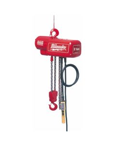 MLW9560 image(0) - Milwaukee Tool 1/2-TON 10 FT. SINGLE-PHASE CHAIN HOIST 9.8-AMP LOW-V