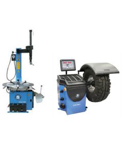 ATETCWB-COMBO2 image(0) - Atlas Automotive Equipment Atlas Equipment TC289 Rim Clamp Tire Changer + WB41 Wheel Balancer Combo Package (WILL CALL)