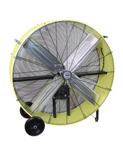 KTI77743 image(0) - K Tool International 42" Belt Drive Industrial Drum Fan, Safety Yellow