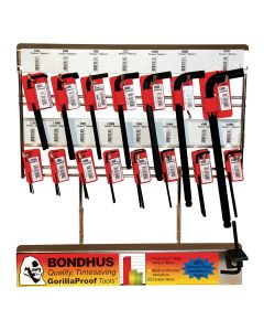 BND18289 image(1) - Bondhus Corp. 15PC MET Hex Key Metal Display Rack