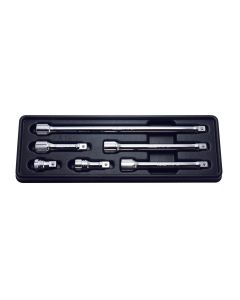 KKNPK3760-6 image(0) - Ko-ken USA 3/8 Sq. Dr. Extension Bar set  32-250mm ABS Tray   6 pieces